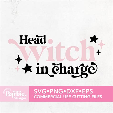 The Unseen Energy of the Heaf Witch in Charge SVG